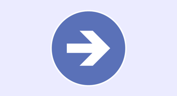 Forwards pointing arrow