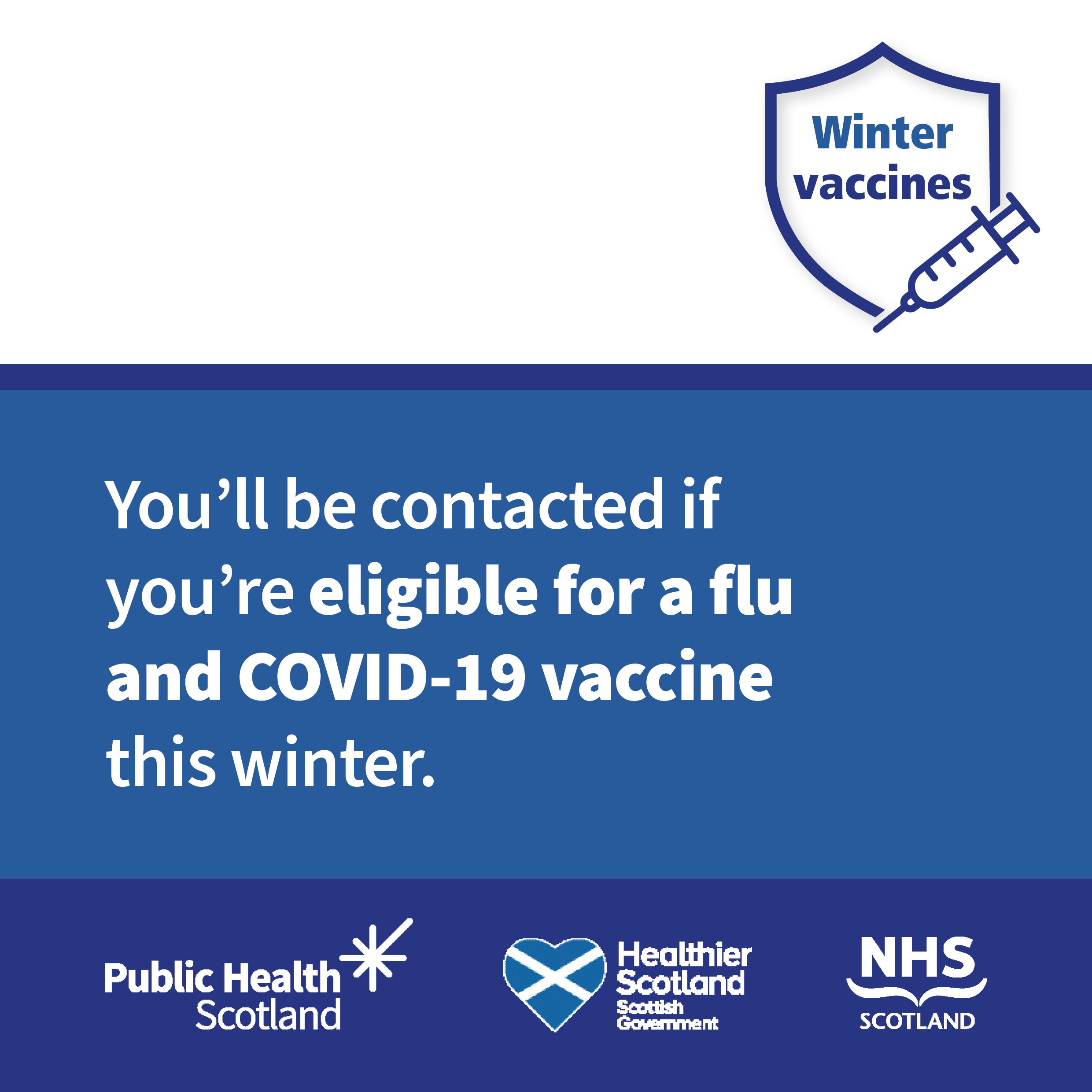 Youll Be Contacted If Eligible For Winter Vaccine