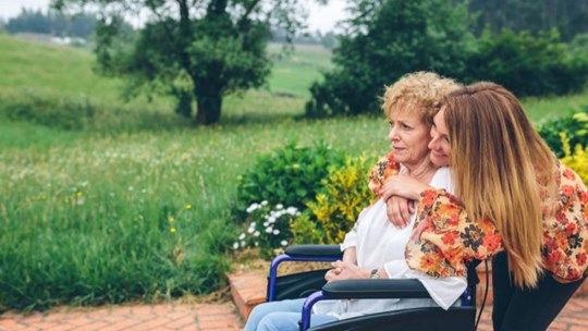 Women In Garden Patio