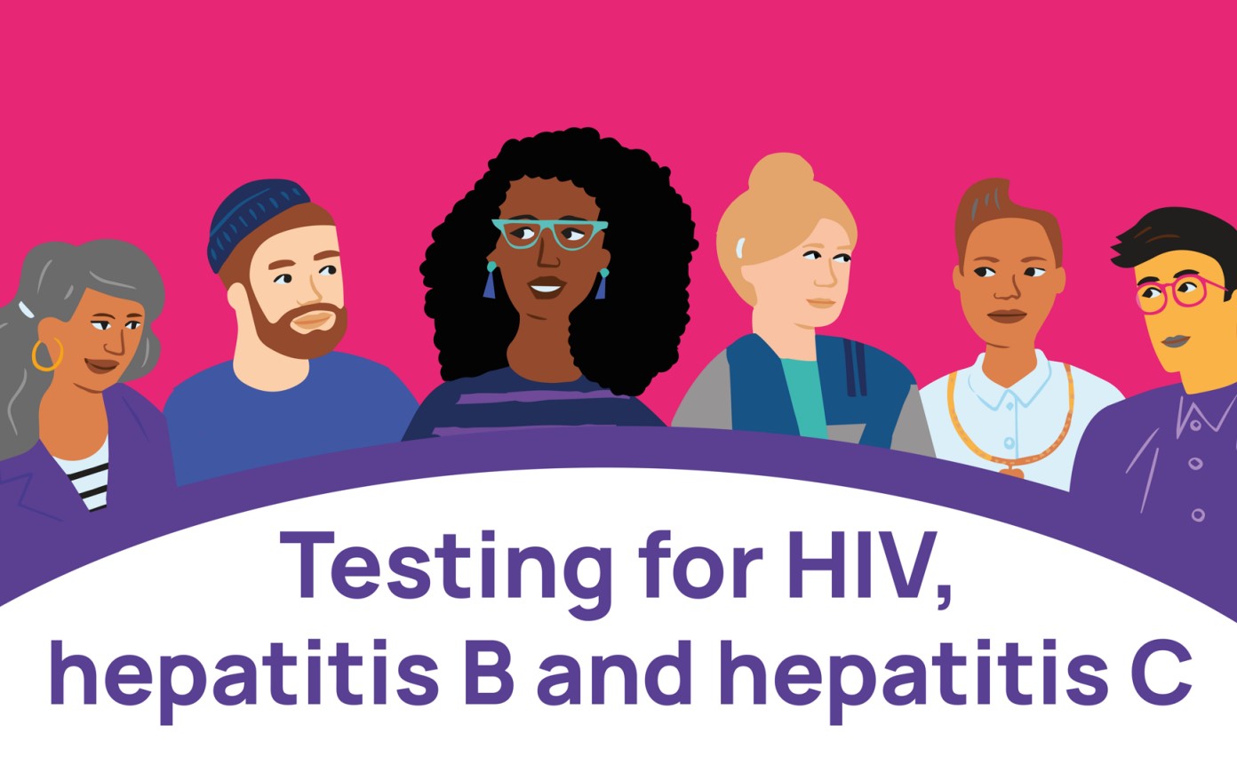 testing for HIV, hepatitis B and hepatitis C